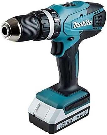 Makita HP457DWE - Taladro Percutor A Bateria 18V Litio-Ion 1.5 Ah